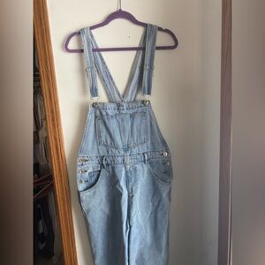Women's Classic Light Blue Denim Overalls